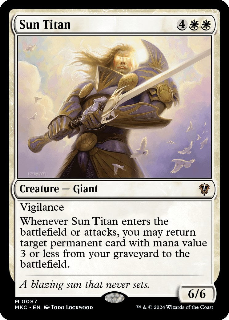 Sun Titan [Murders at Karlov Manor Commander] - Trinity Hobby