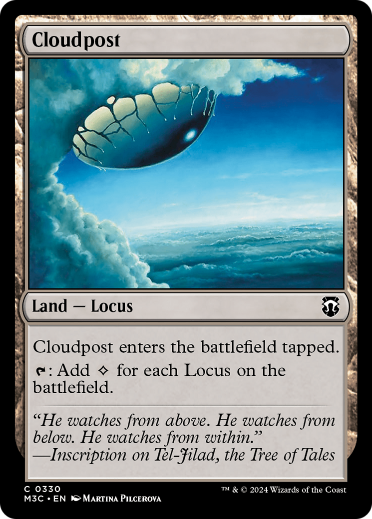 Cloudpost  [Foil]  (M3C-330) - [Modern Horizons 3 Commander] - Trinity Hobby
