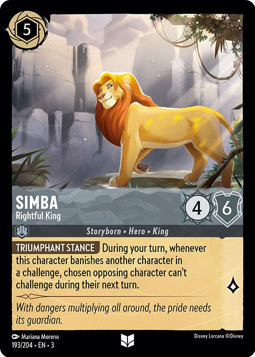 Simba - Rightful King (193/204) [Into the Inklands] - Trinity Hobby