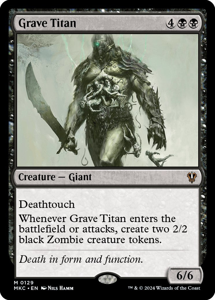 Grave Titan [Murders at Karlov Manor Commander] - Trinity Hobby