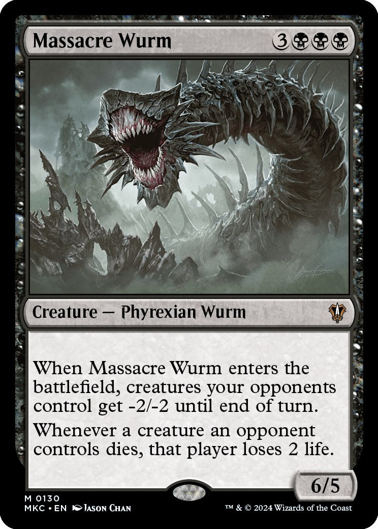 Massacre Wurm [Murders at Karlov Manor Commander] - Trinity Hobby