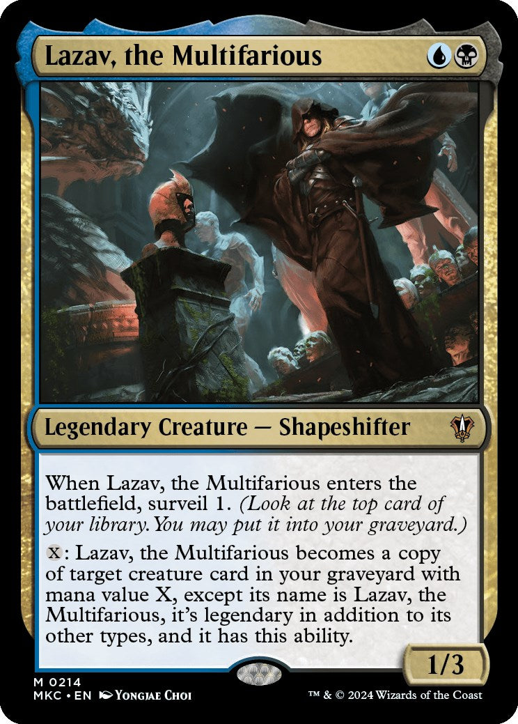 Lazav, the Multifarious [Murders at Karlov Manor Commander] - Trinity Hobby