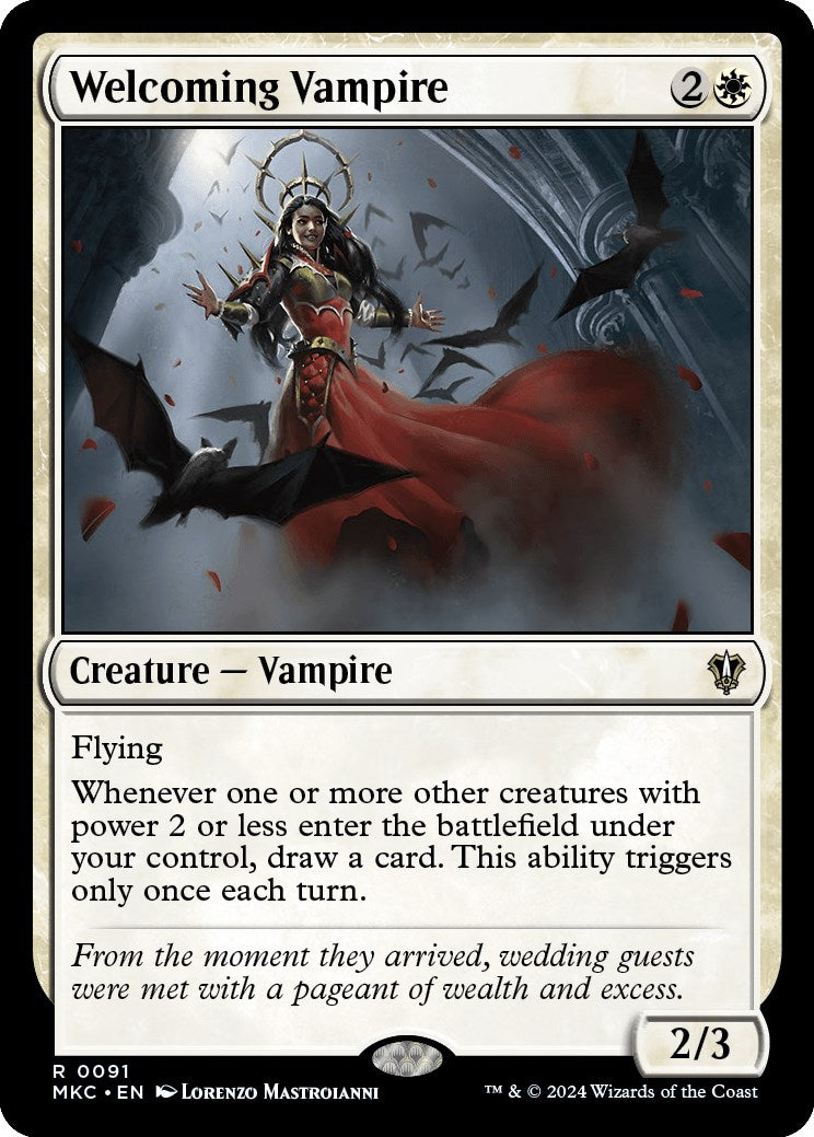 Welcoming Vampire [Murders at Karlov Manor Commander] - Trinity Hobby