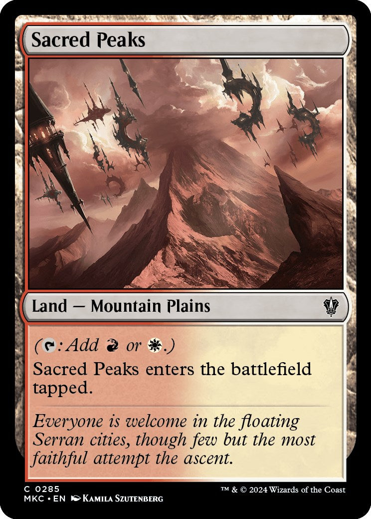 Sacred Peaks [Murders at Karlov Manor Commander] - Trinity Hobby