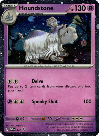 Houndstone (042) (Cosmos Holo) [Scarlet & Violet: Black Star Promos] - Trinity Hobby