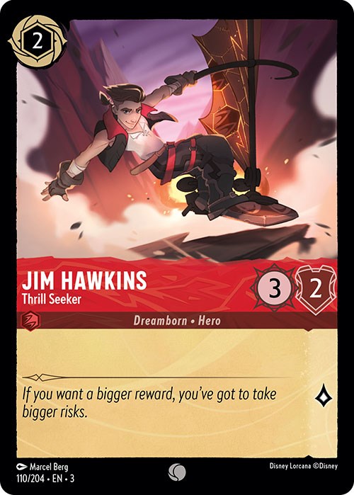 Jim Hawkins - Thrill Seeker (110/204) [Into the Inklands] - Trinity Hobby
