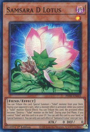 Samsara D Lotus [PHNI-EN003] Super Rare - Trinity Hobby