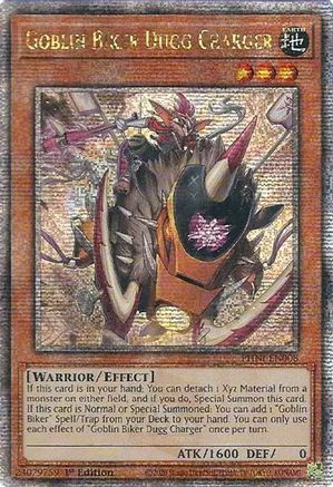 Goblin Biker Dugg Charger [PHNI-EN008] Quarter Century Secret Rare - Trinity Hobby