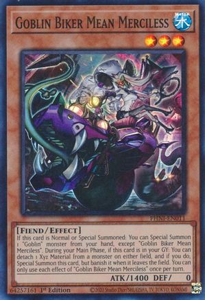 Goblin Biker Mean Merciless [PHNI-EN011] Super Rare - Trinity Hobby