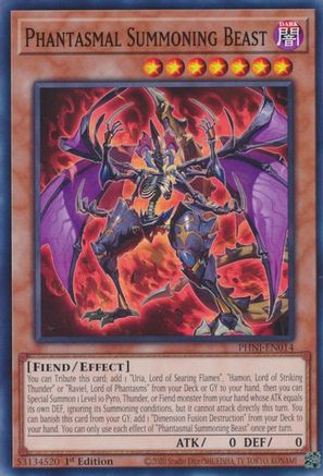 Phantasmal Summoning Beast [PHNI-EN014] Common - Trinity Hobby