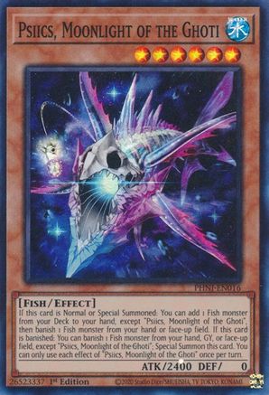 Psiics, Moonlight of the Ghoti [PHNI-EN016] Super Rare - Trinity Hobby