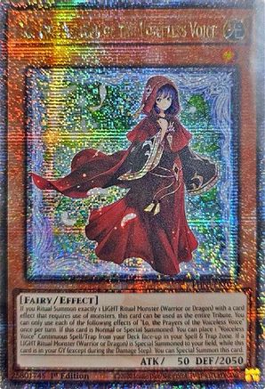 Lo, the Prayers of the Voiceless Voice [PHNI-EN019] Quarter Century Secret Rare - Trinity Hobby
