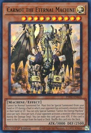 Carnot the Eternal Machine [PHNI-EN024] Ultra Rare - Trinity Hobby