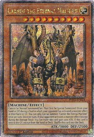 Carnot the Eternal Machine [PHNI-EN024] Quarter Century Secret Rare - Trinity Hobby