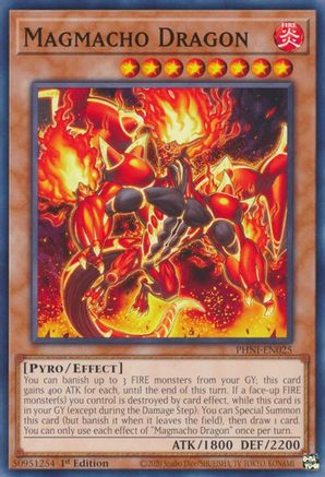 Magmacho Dragon [PHNI-EN025] Common - Trinity Hobby