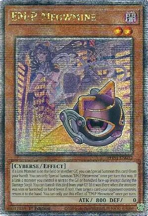EM:P Meowmine [PHNI-EN032] Quarter Century Secret Rare - Trinity Hobby