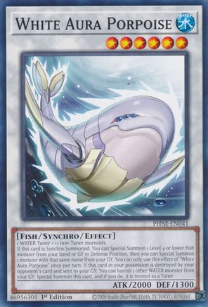 White Aura Porpoise [PHNI-EN041] Common - Trinity Hobby