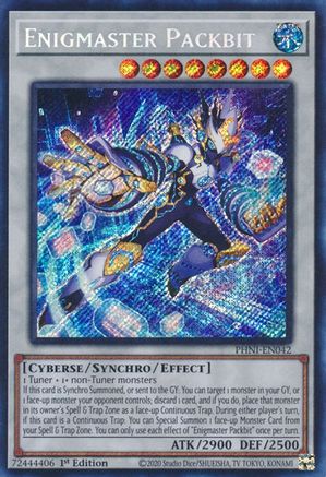 Enigmaster Packbit [PHNI-EN042] Secret Rare - Trinity Hobby