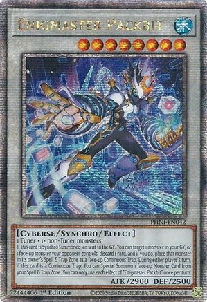 Enigmaster Packbit [PHNI-EN042] Quarter Century Secret Rare - Trinity Hobby