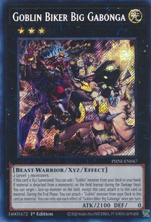 Goblin Biker Big Gabonga [PHNI-EN047] Secret Rare - Trinity Hobby