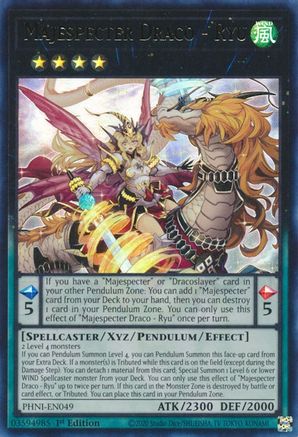 Majespecter Draco - Ryu [PHNI-EN049] Ultra Rare - Trinity Hobby