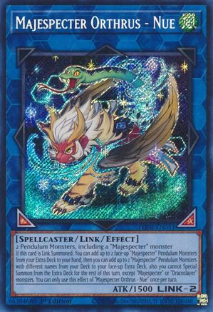 Majespecter Orthrus - Nue [PHNI-EN051] Secret Rare - Trinity Hobby