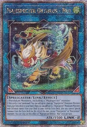 Majespecter Orthrus - Nue [PHNI-EN051] Quarter Century Secret Rare - Trinity Hobby