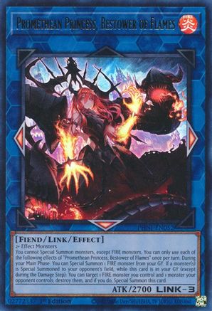 Promethean Princess, Bestower of Flames [PHNI-EN052] Ultra Rare - Trinity Hobby