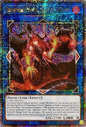 Promethean Princess, Bestower of Flames [PHNI-EN052] Quarter Century Secret Rare - Trinity Hobby