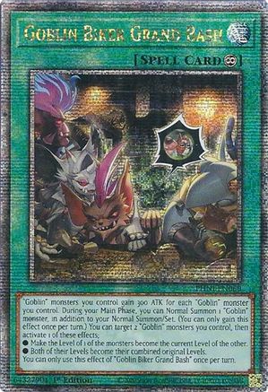 Goblin Biker Grand Bash [PHNI-EN060] Quarter Century Secret Rare - Trinity Hobby
