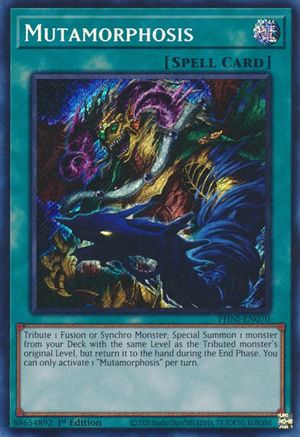 Mutamorphosis [PHNI-EN070] Secret Rare - Trinity Hobby