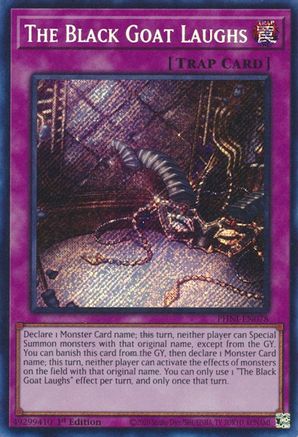 The Black Goat Laughs [PHNI-EN078] Secret Rare - Trinity Hobby