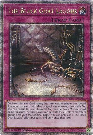 The Black Goat Laughs [PHNI-EN078] Quarter Century Secret Rare - Trinity Hobby