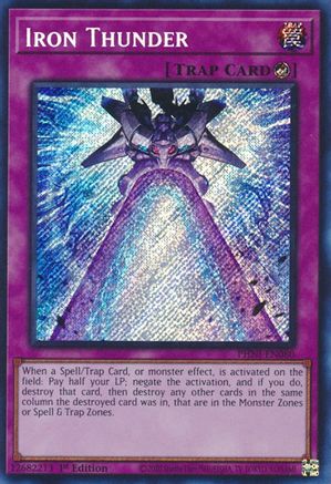 Iron Thunder [PHNI-EN080] Secret Rare - Trinity Hobby