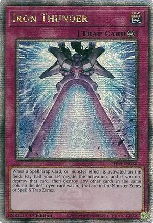 Iron Thunder [PHNI-EN080] Quarter Century Secret Rare - Trinity Hobby