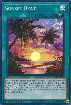 Sunset Beat [PHNI-EN086] Super Rare - Trinity Hobby