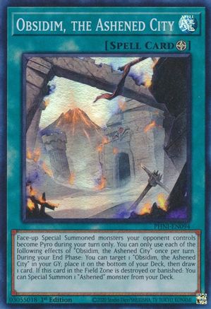 Obsidim, the Ashened City [PHNI-EN094] Super Rare - Trinity Hobby