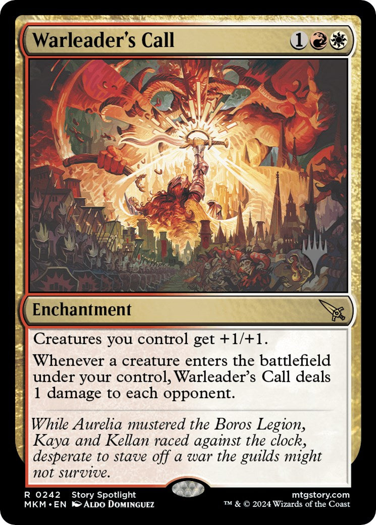 Warleader's Call (Promo Pack) [Murders at Karlov Manor Promos] - Trinity Hobby
