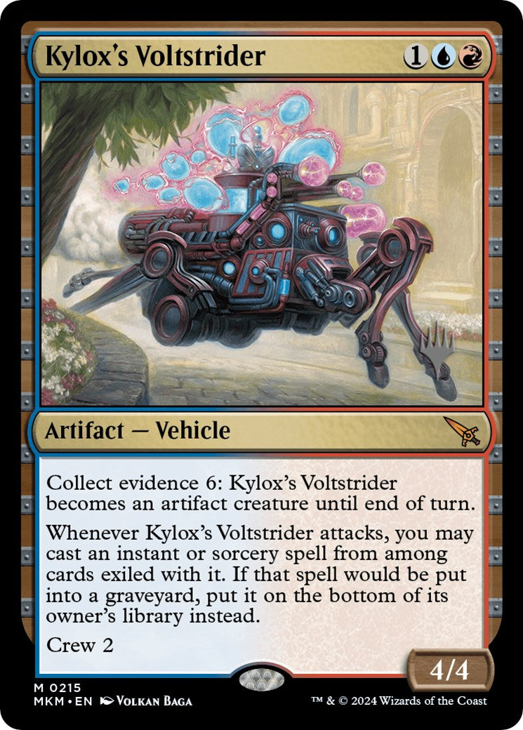 Kylox's Voltstrider (Promo Pack) [Murders at Karlov Manor Promos] - Trinity Hobby