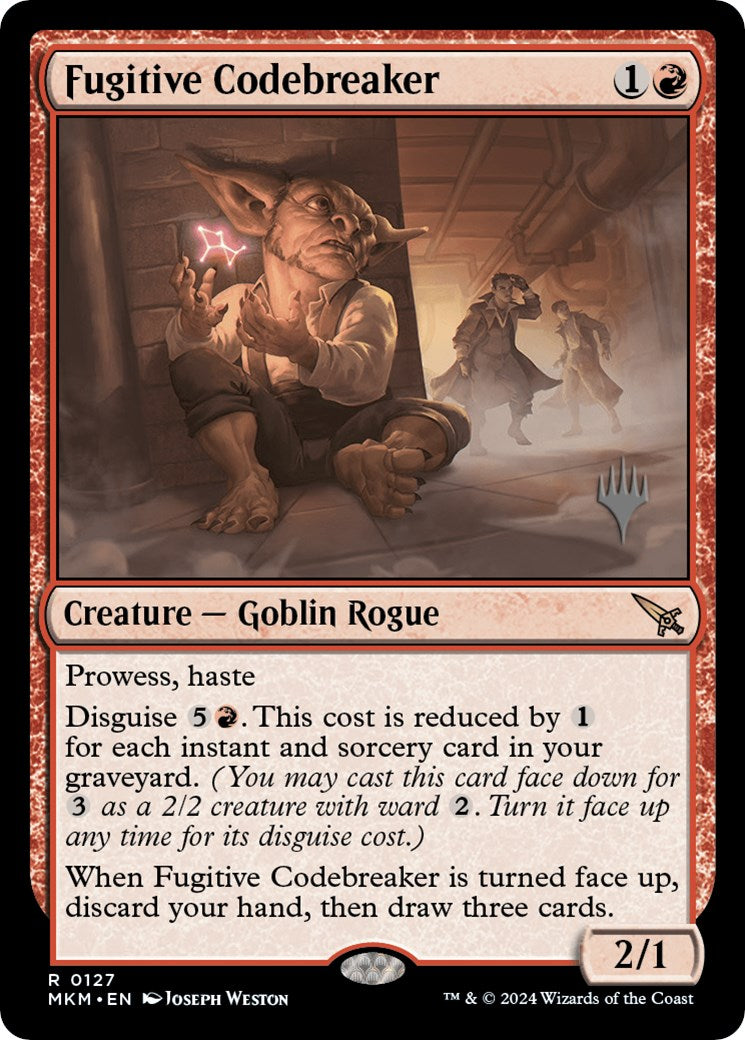 Fugitive Codebreaker (Promo Pack) [Murders at Karlov Manor Promos] - Trinity Hobby