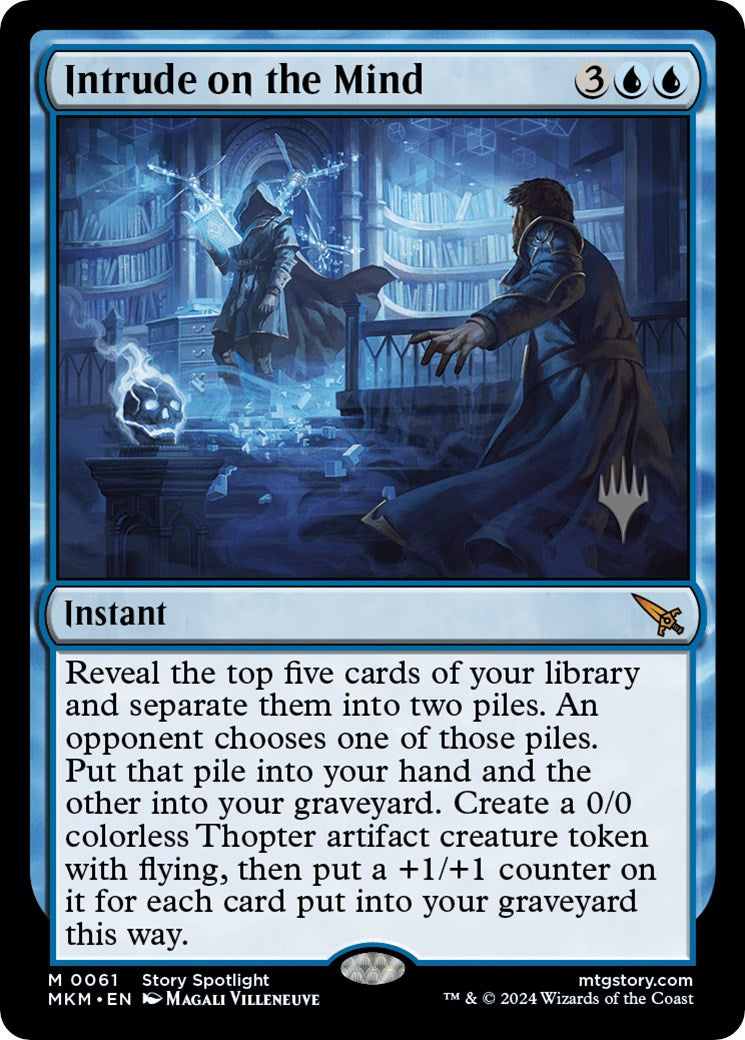 Intrude on the Mind (Promo Pack) [Murders at Karlov Manor Promos] - Trinity Hobby