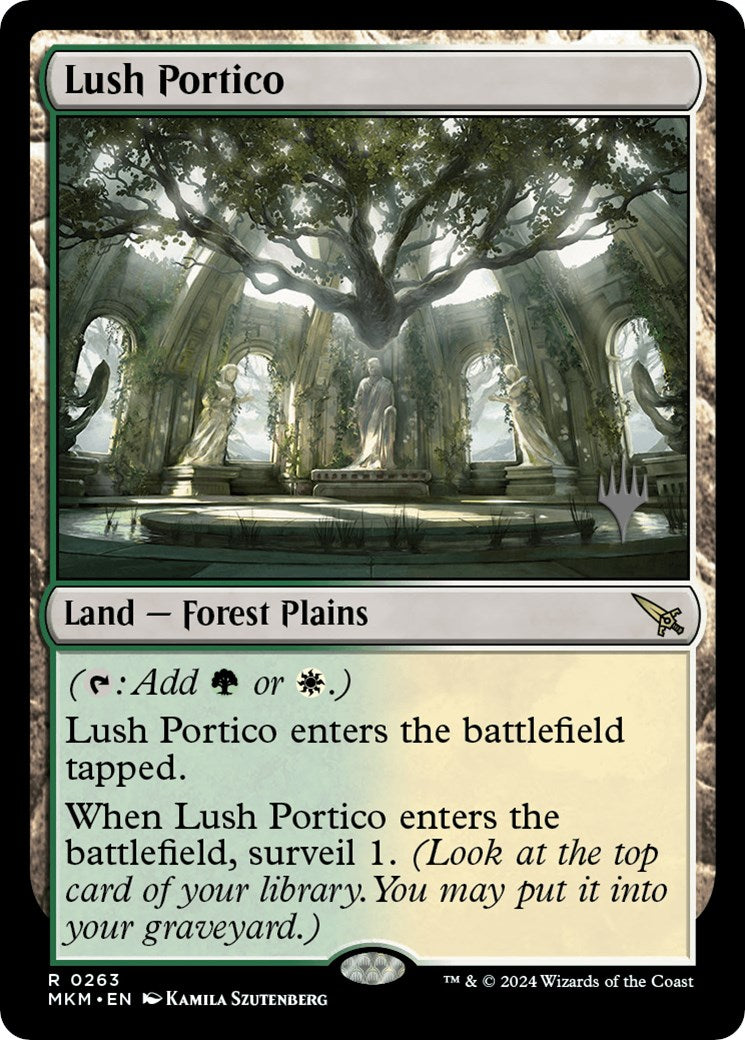Lush Portico (Promo Pack) [Murders at Karlov Manor Promos] - Trinity Hobby
