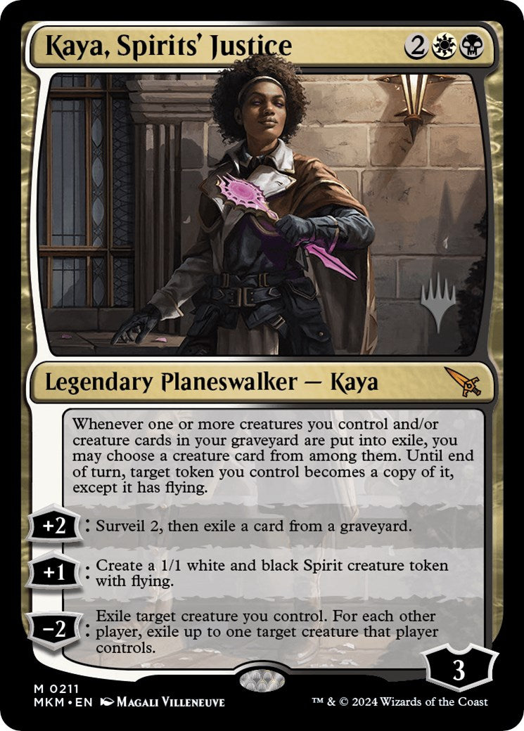 Kaya, Spirits' Justice (Promo Pack) [Murders at Karlov Manor Promos] - Trinity Hobby