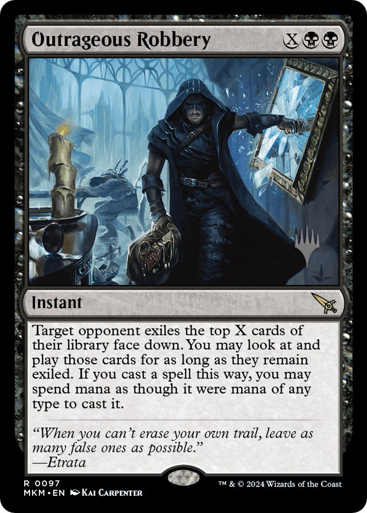 Outrageous Robbery (Promo Pack) [Murders at Karlov Manor Promos] - Trinity Hobby