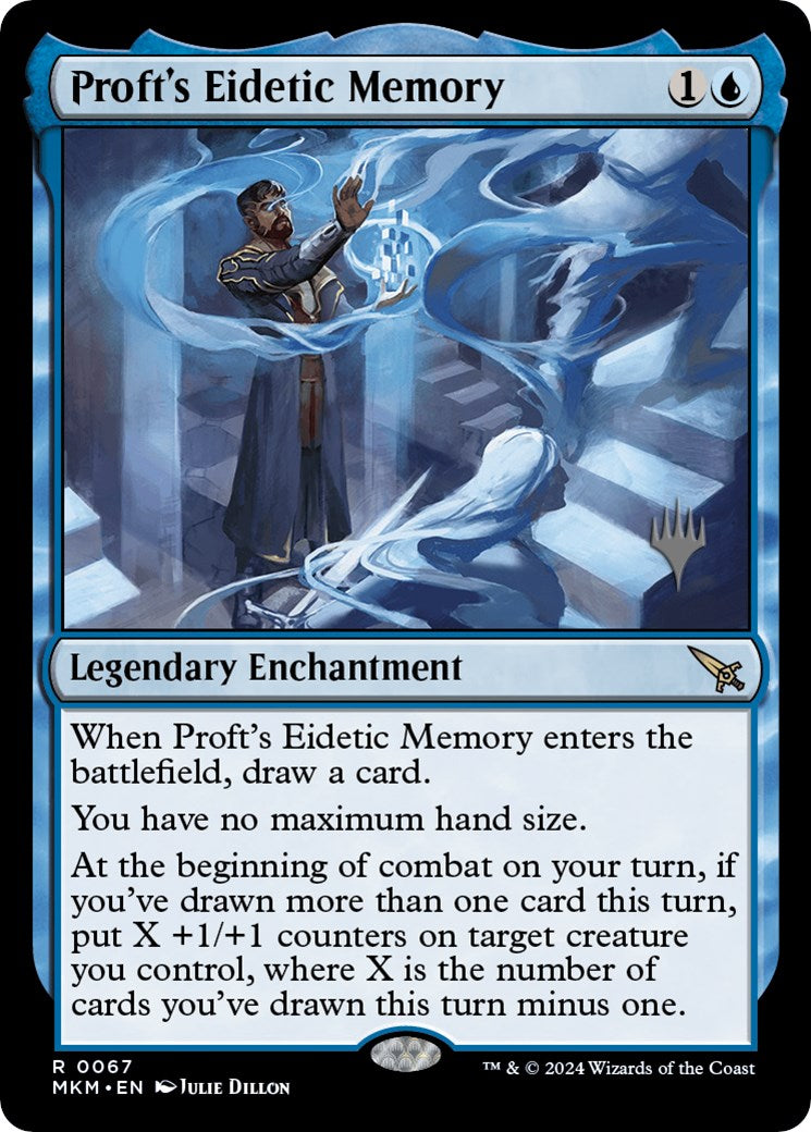 Proft's Eidetic Memory (Promo Pack) [Murders at Karlov Manor Promos] - Trinity Hobby