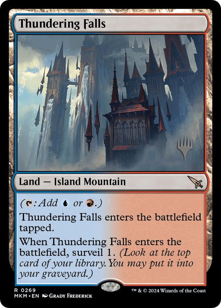 Thundering Falls (Promo Pack) [Murders at Karlov Manor Promos] - Trinity Hobby