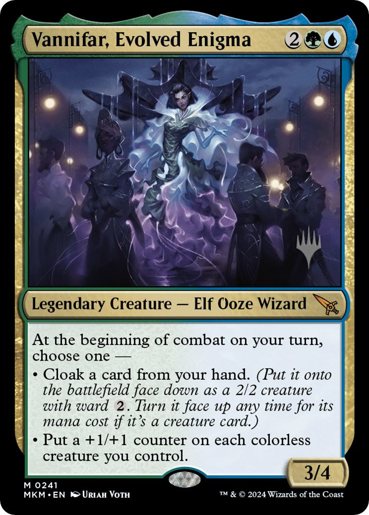 Vannifar, Evolved Enigma (Promo Pack) [Murders at Karlov Manor Promos] - Trinity Hobby