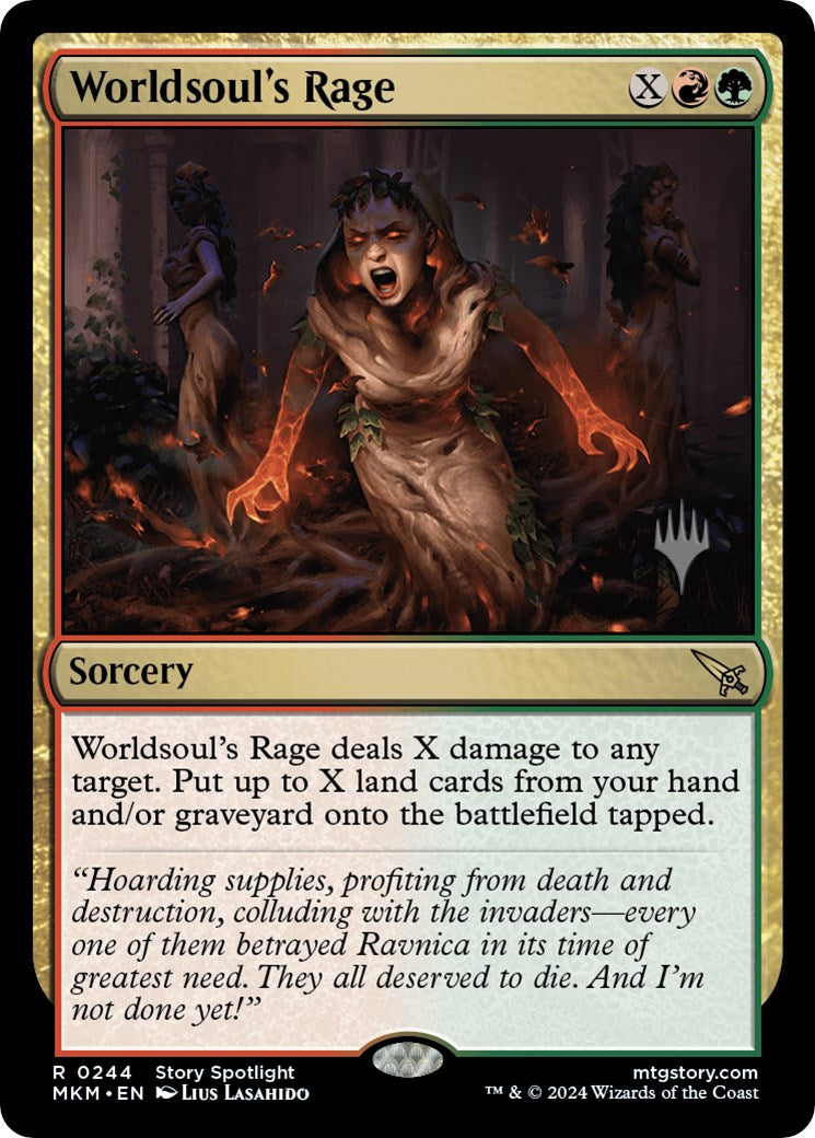 Worldsoul's Rage (Promo Pack) [Murders at Karlov Manor Promos] - Trinity Hobby