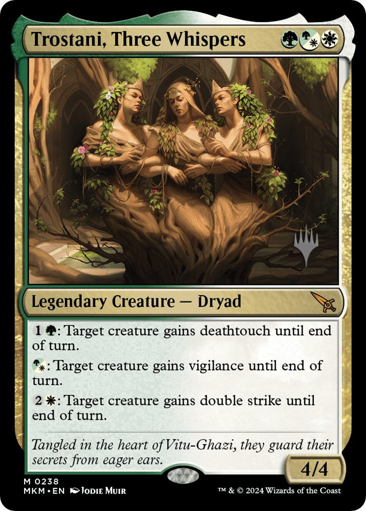 Trostani, Three Whispers (Promo Pack) [Murders at Karlov Manor Promos] - Trinity Hobby