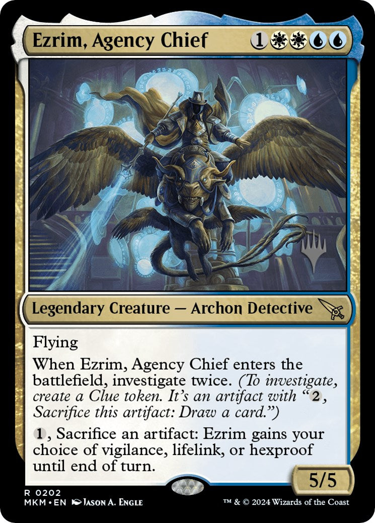 Ezrim, Agency Chief (Promo Pack) [Murders at Karlov Manor Promos] - Trinity Hobby